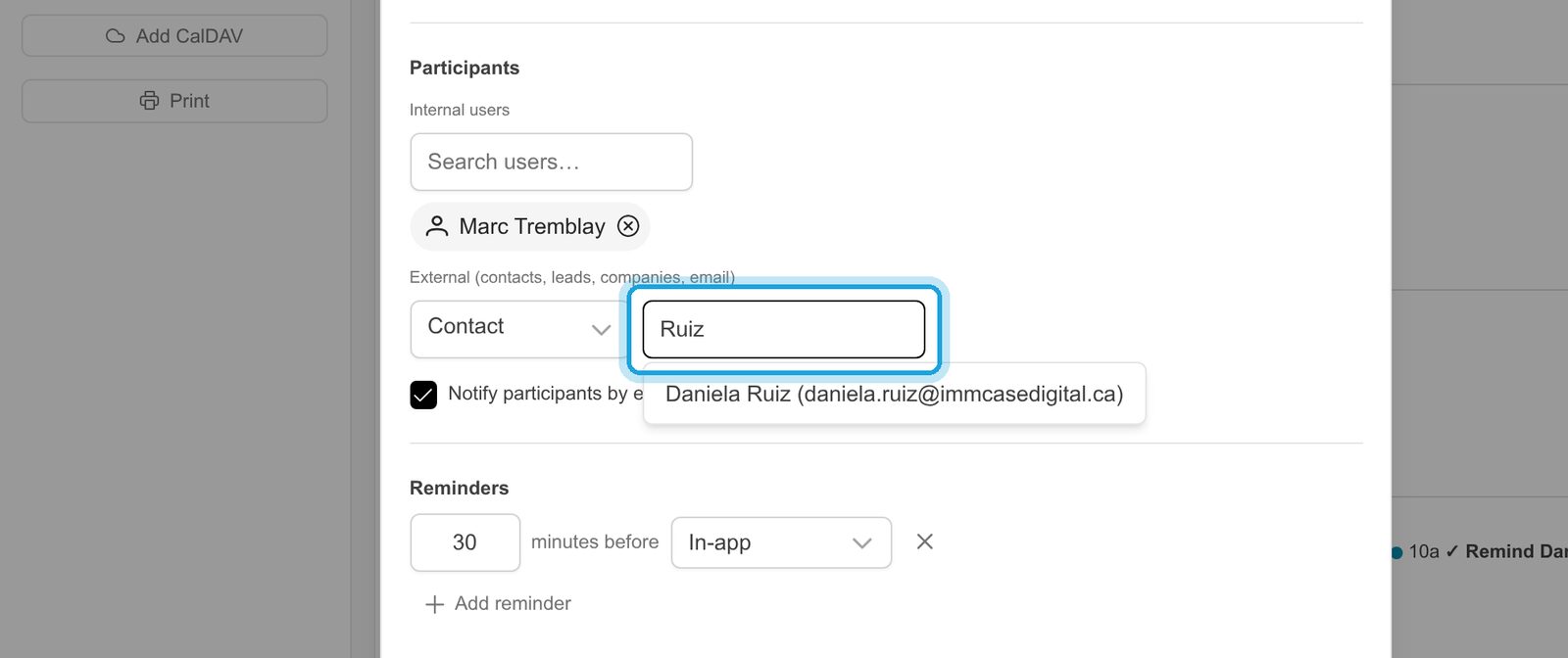 7. Invite the client