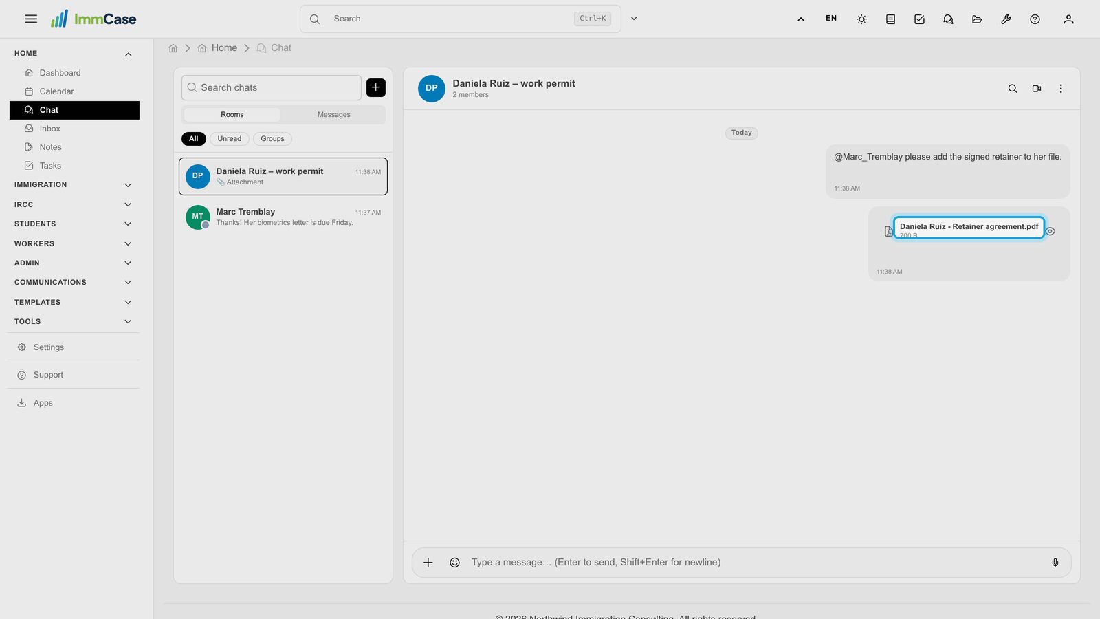 8. Share a document