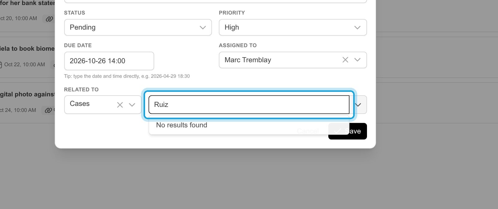 7. Link it to the case